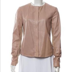 Vince Blush Leather Jacket